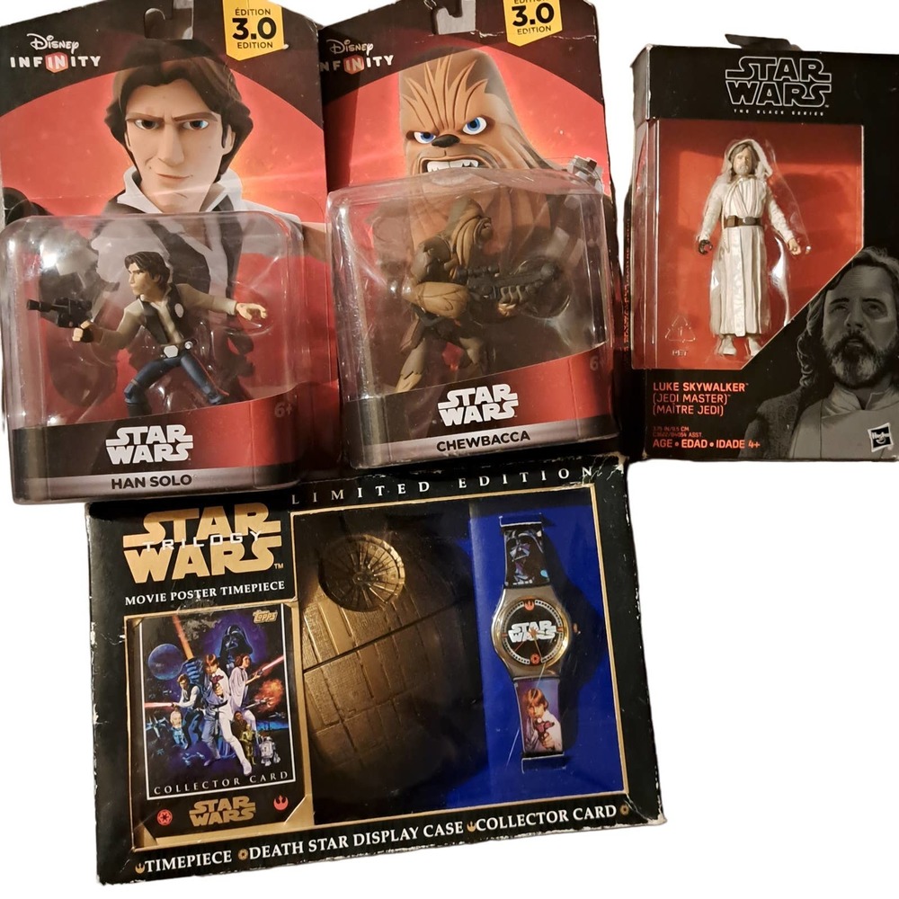 NIB STAR WARS SALE! DeathStar display & watch, Poster- 2 Disney Infinity